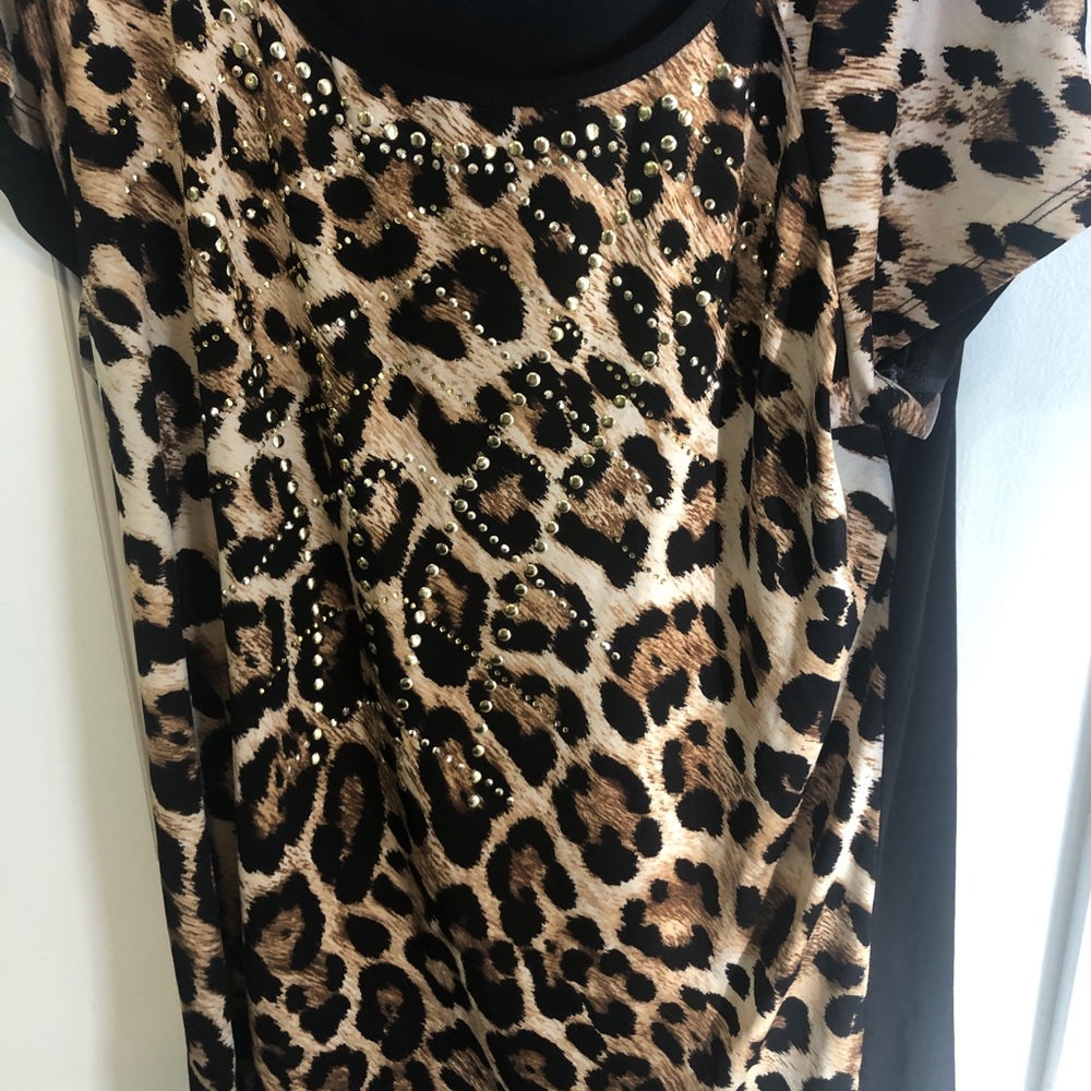 Silky feel tunic